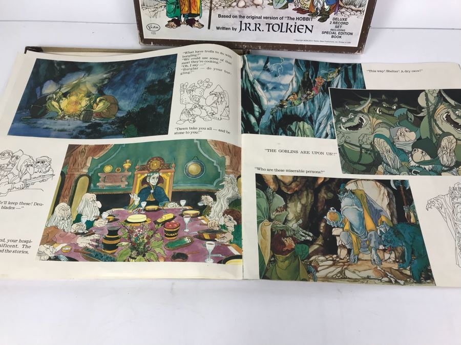 JUST ADDED - The Hobbit Complete Original Soundtrack Vinyl Record Box Set With Book J. R. R. Tolkien Buena Vista Records [Photo 9]