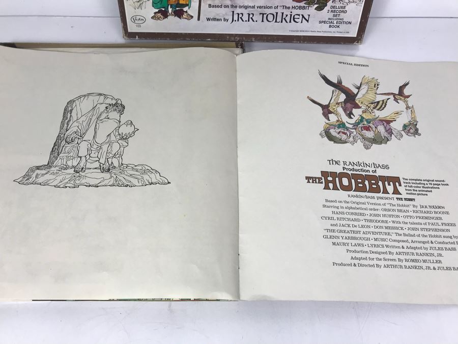 JUST ADDED - The Hobbit Complete Original Soundtrack Vinyl Record Box Set With Book J. R. R. Tolkien Buena Vista Records [Photo 14]