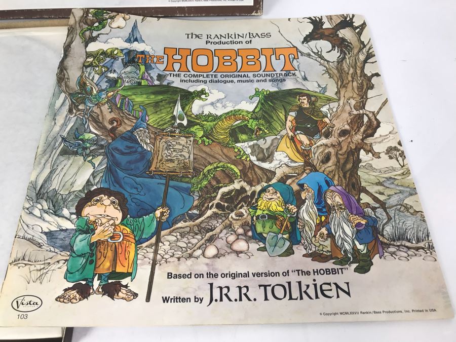 JUST ADDED - The Hobbit Complete Original Soundtrack Vinyl Record Box Set With Book J. R. R. Tolkien Buena Vista Records [Photo 5]