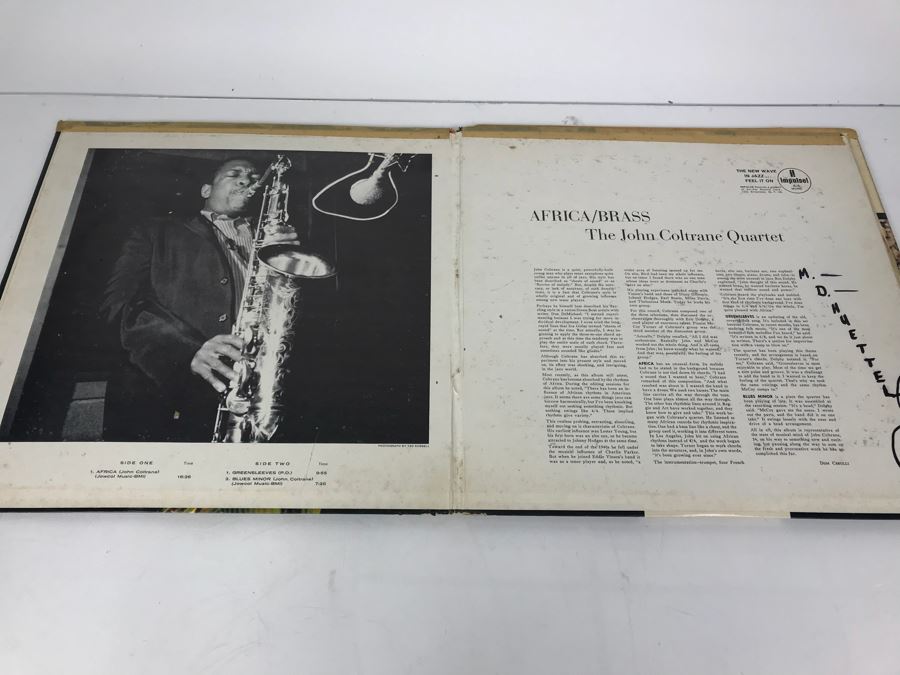 JUST ADDED - Pair Of Jazz Vinyl Records: Africa/Brass The John Coltrane Quartet And Woody Herman's Big New Herd At The Monterey Jazz Festival [Photo 5]