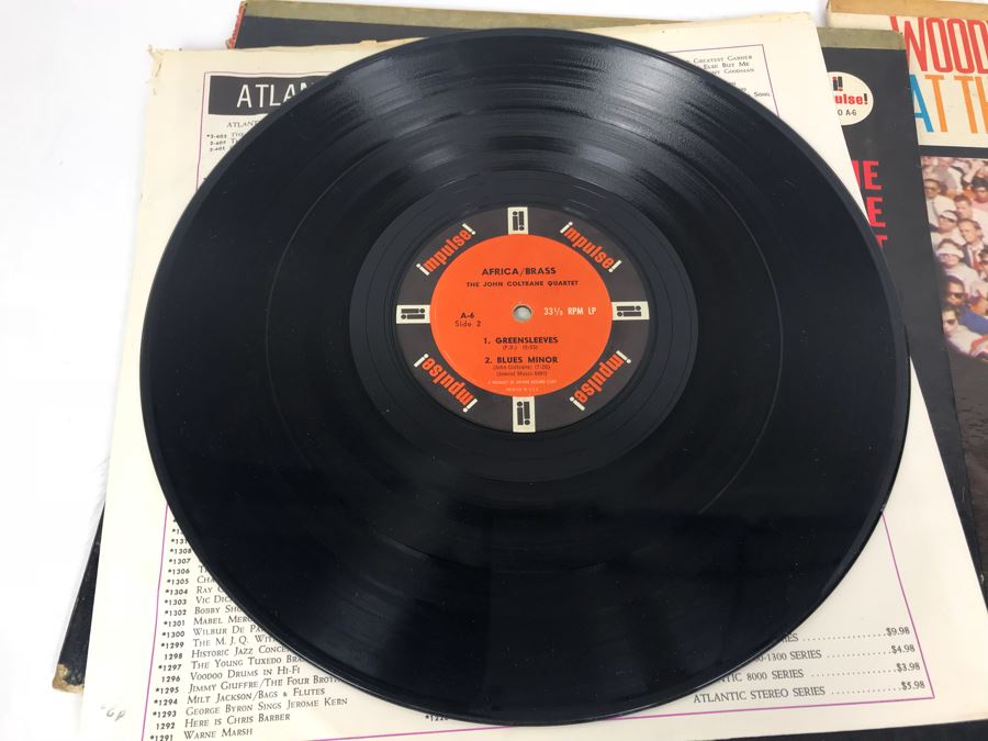 JUST ADDED - Pair Of Jazz Vinyl Records: Africa/Brass The John Coltrane Quartet And Woody Herman's Big New Herd At The Monterey Jazz Festival [Photo 14]