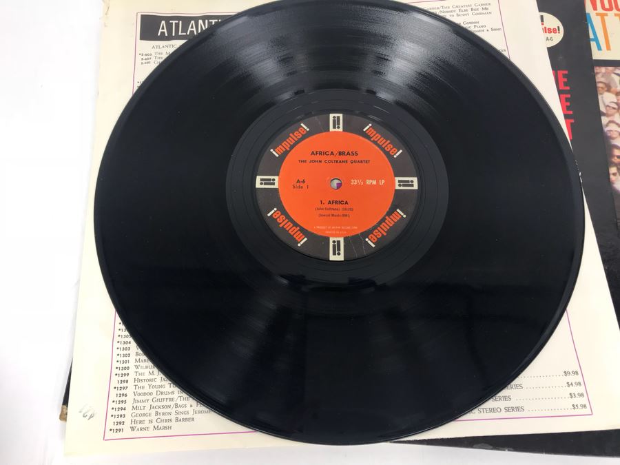 JUST ADDED - Pair Of Jazz Vinyl Records: Africa/Brass The John Coltrane Quartet And Woody Herman's Big New Herd At The Monterey Jazz Festival [Photo 11]