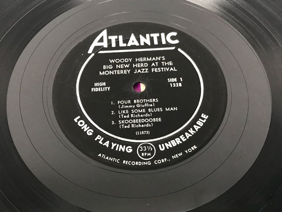 JUST ADDED - Pair Of Jazz Vinyl Records: Africa/Brass The John Coltrane Quartet And Woody Herman's Big New Herd At The Monterey Jazz Festival [Photo 26]