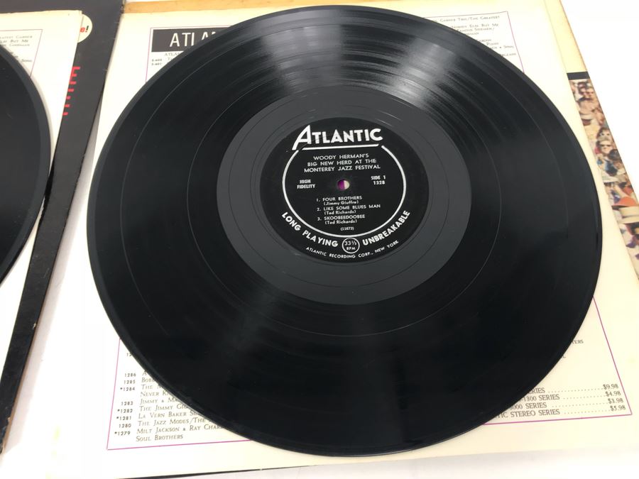 JUST ADDED - Pair Of Jazz Vinyl Records: Africa/Brass The John Coltrane Quartet And Woody Herman's Big New Herd At The Monterey Jazz Festival [Photo 24]