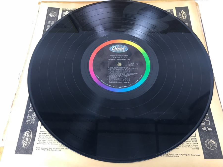 JUST ADDED - (5) Blues Vinyl Records: Lightnin' Hopkins, Leadbelly, Josh White [Photo 20]