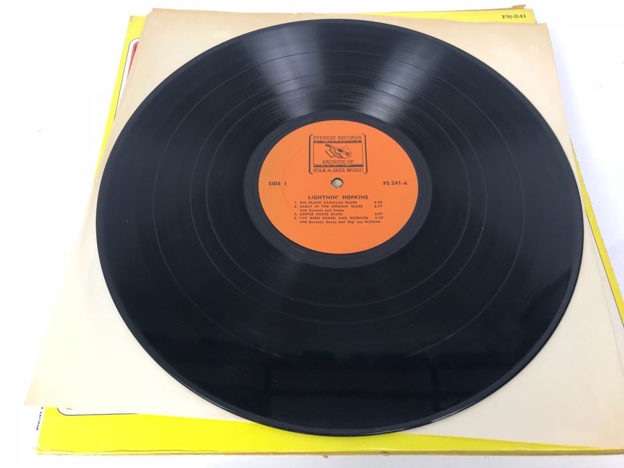 JUST ADDED - (5) Blues Vinyl Records: Lightnin' Hopkins, Leadbelly, Josh White [Photo 35]