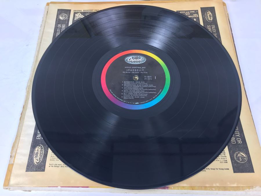 JUST ADDED - (5) Blues Vinyl Records: Lightnin' Hopkins, Leadbelly, Josh White [Photo 18]