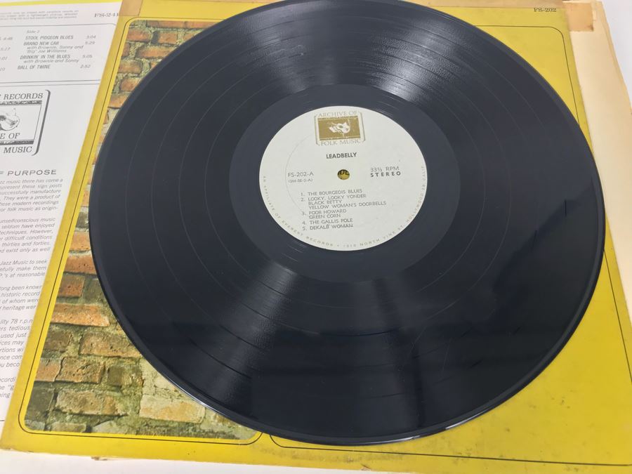 JUST ADDED - (5) Blues Vinyl Records: Lightnin' Hopkins, Leadbelly, Josh White [Photo 30]