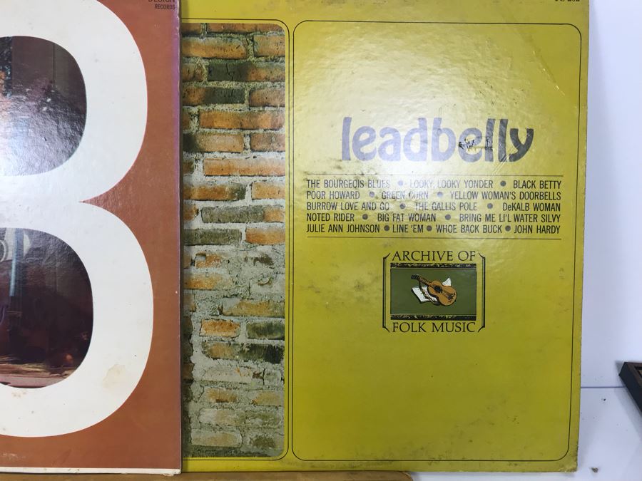 JUST ADDED - (5) Blues Vinyl Records: Lightnin' Hopkins, Leadbelly, Josh White [Photo 8]