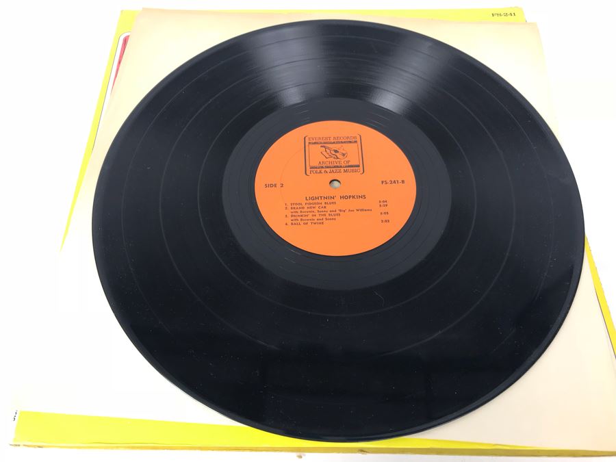 JUST ADDED - (5) Blues Vinyl Records: Lightnin' Hopkins, Leadbelly, Josh White [Photo 38]