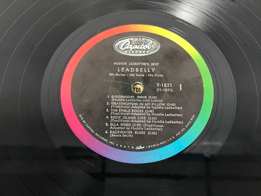 JUST ADDED - (5) Blues Vinyl Records: Lightnin' Hopkins, Leadbelly, Josh White [Photo 19]