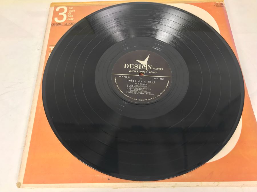 JUST ADDED - (5) Blues Vinyl Records: Lightnin' Hopkins, Leadbelly, Josh White [Photo 24]