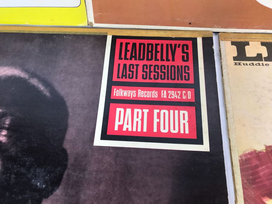JUST ADDED - (5) Blues Vinyl Records: Lightnin' Hopkins, Leadbelly, Josh White [Photo 3]
