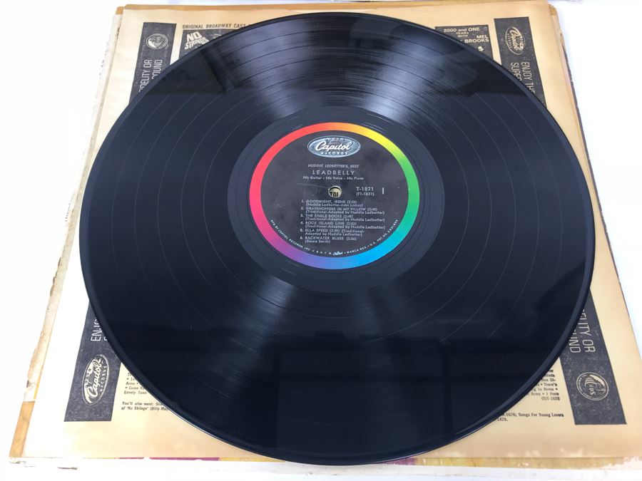 JUST ADDED - (5) Blues Vinyl Records: Lightnin' Hopkins, Leadbelly, Josh White [Photo 17]