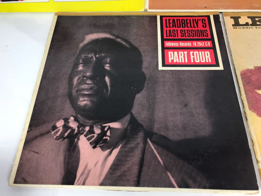 JUST ADDED - (5) Blues Vinyl Records: Lightnin' Hopkins, Leadbelly, Josh White [Photo 2]