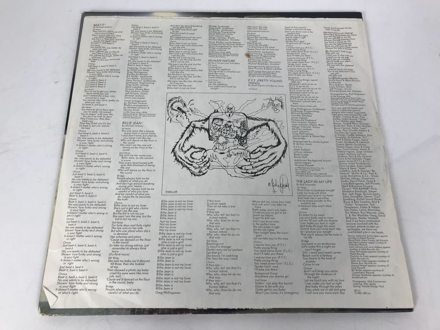 Michael Jackson Thriller Vinyl Record [Photo 4]