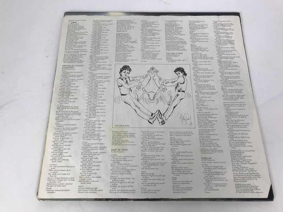 Michael Jackson Thriller Vinyl Record [Photo 6]