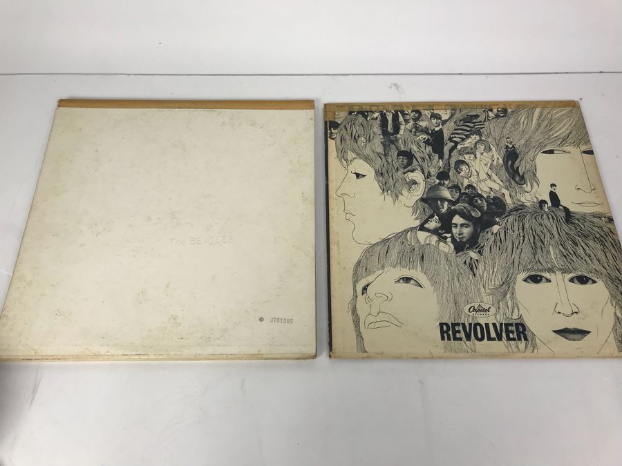 JUST ADDED - (2) Beatles Vinyl Records: The White Album (0731305) And Revolver [Photo 1]
