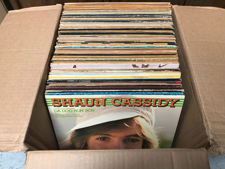 JUST ADDED - Vinyl Record Box Lot With Rock, Blues, Jazz - See Photos [Photo 2]