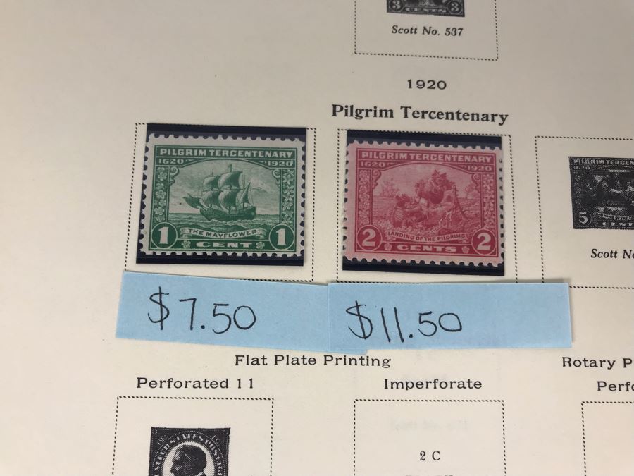 JUST ADDED - Nice Mint Stamp Collection With Some Nice Antique Mint US Postage Stamps - See All Photos (Valued Over $350 In Stamps) [Photo 23]