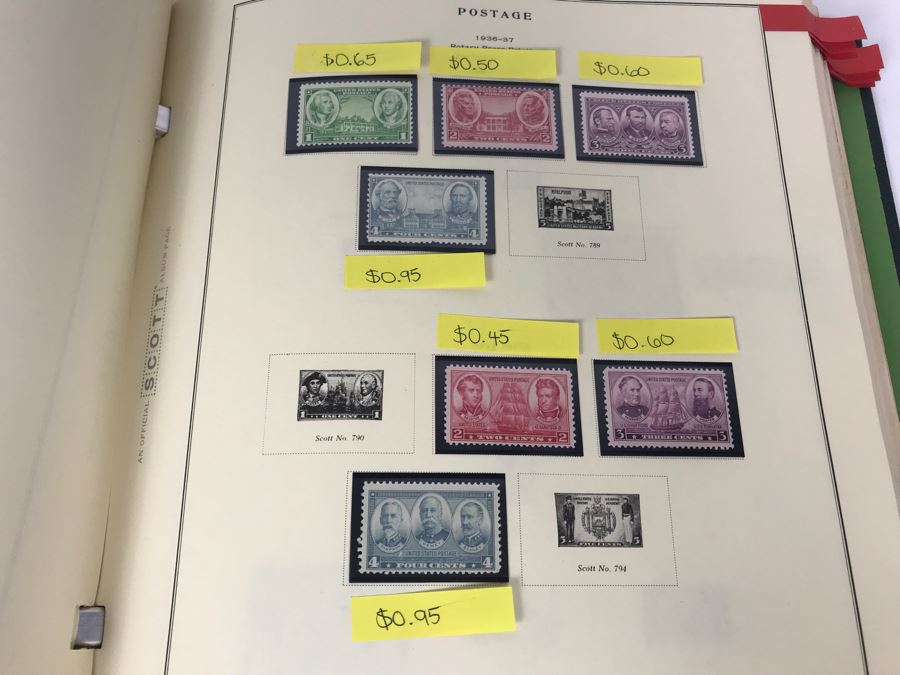 JUST ADDED - Nice Mint Stamp Collection With Some Nice Antique Mint US Postage Stamps - See All Photos (Valued Over $350 In Stamps) [Photo 39]