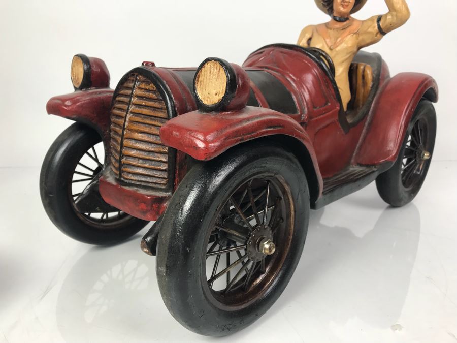JUST ADDED Large Resin Model Car Signed