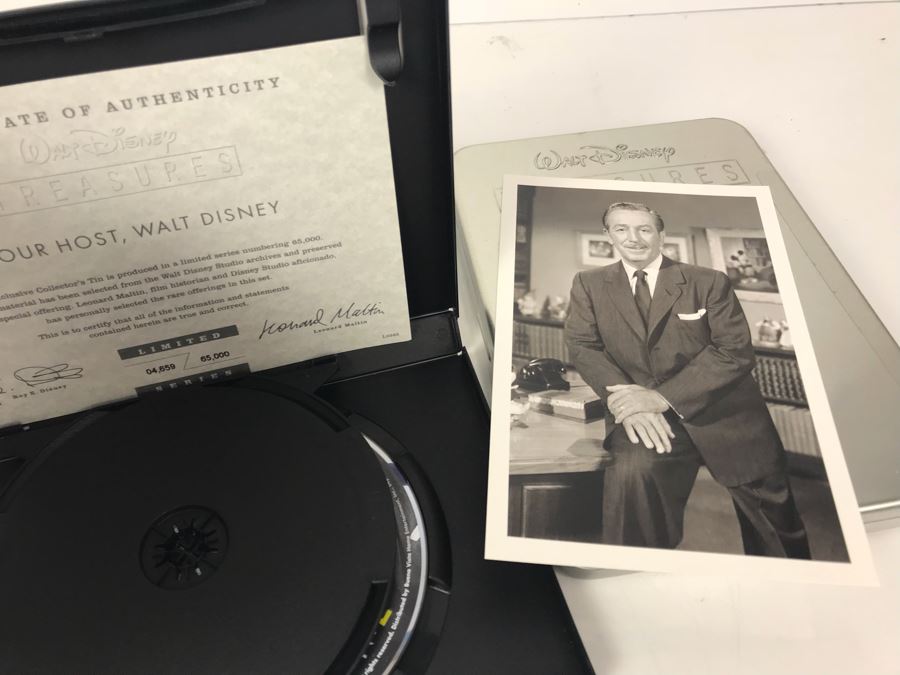 JUST ADDED - Limited Edition 2-DVDs Walt Disney Treasures 'Your Host, Walt Disney' Exclusive Collector's Tin 4,659 Of 65,000 [Photo 10]