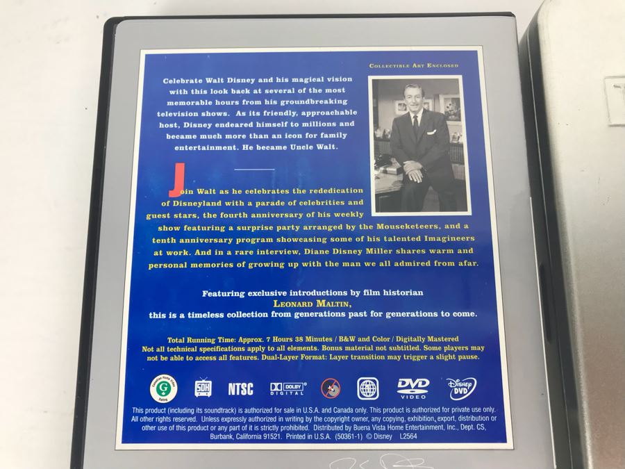 JUST ADDED - Limited Edition 2-DVDs Walt Disney Treasures 'Your Host, Walt Disney' Exclusive Collector's Tin 4,659 Of 65,000 [Photo 6]