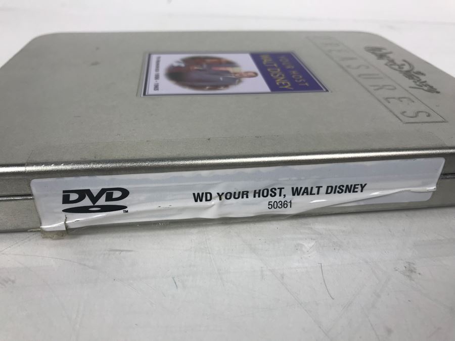 JUST ADDED - Limited Edition 2-DVDs Walt Disney Treasures 'Your Host, Walt Disney' Exclusive Collector's Tin 4,659 Of 65,000 [Photo 3]