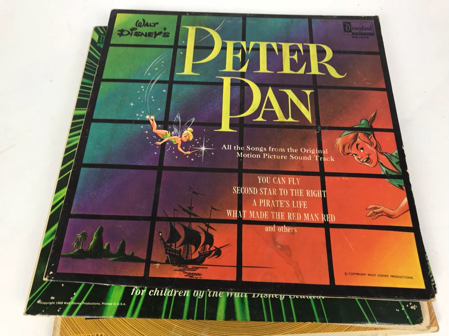 JUST ADDED - (5) Walt Disney Vinyl Records [Photo 12]