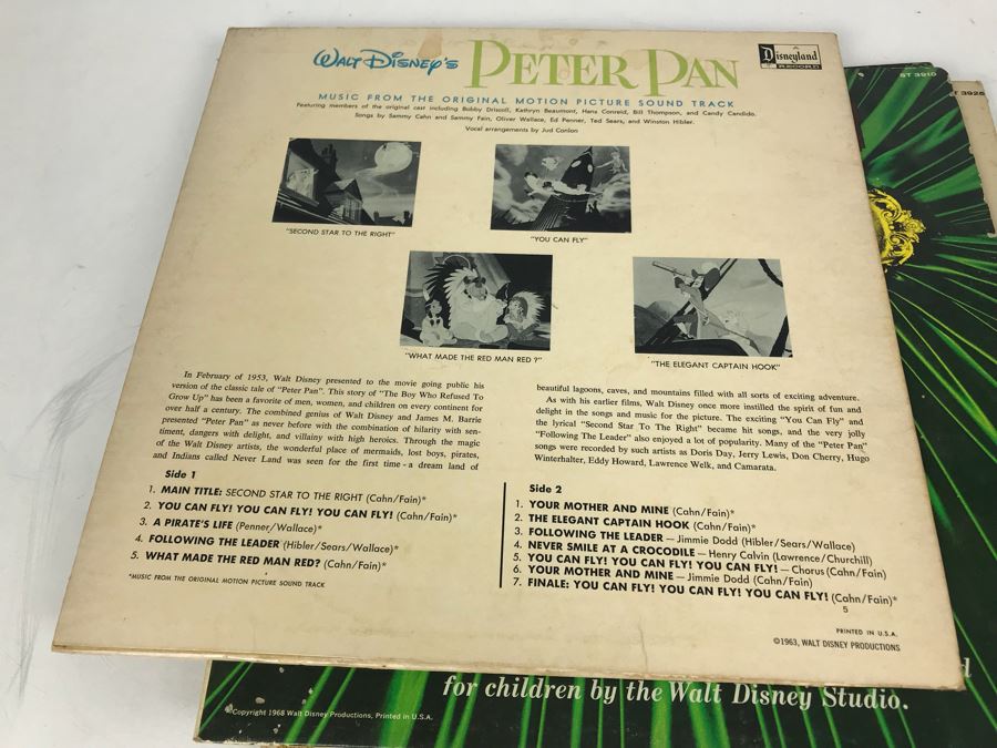 JUST ADDED - (5) Walt Disney Vinyl Records [Photo 13]