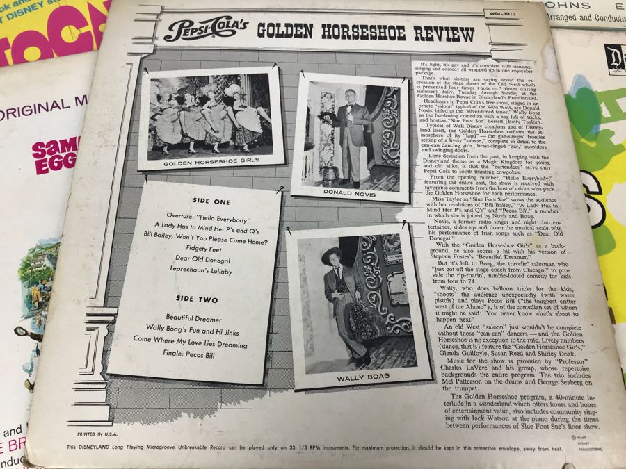 JUST ADDED - (8) Walt Disney Vinyl Records [Photo 4]