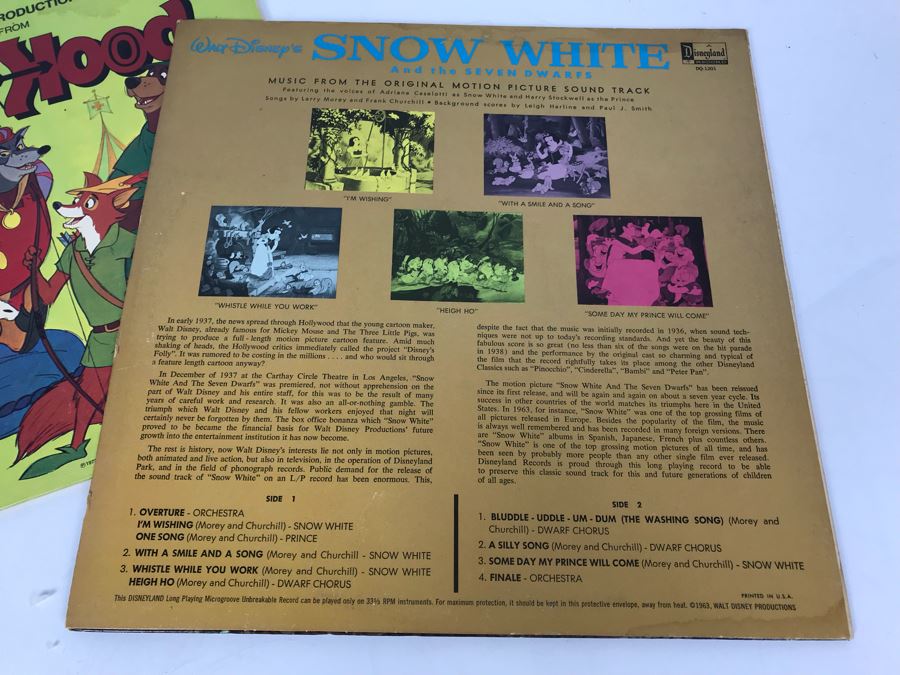 JUST ADDED - (8) Walt Disney Vinyl Records [Photo 17]