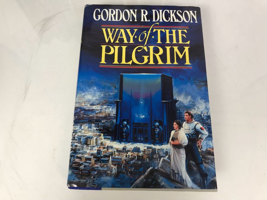 (8) Gordon R. Dickson Hardcover Books - (5) Hardcover Books On Right Are First Editions [Photo 7]