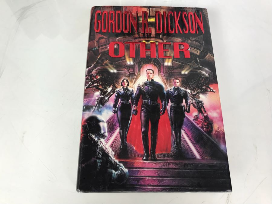 (8) Gordon R. Dickson Hardcover Books - (5) Hardcover Books On Right Are First Editions [Photo 6]