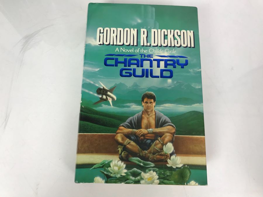 (8) Gordon R. Dickson Hardcover Books - (5) Hardcover Books On Right Are First Editions [Photo 9]
