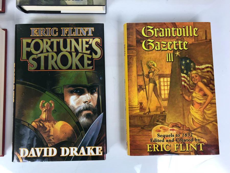 (7) First Printing Hardcover Books And (2) Paperback Books By Eric Flint [Photo 5]