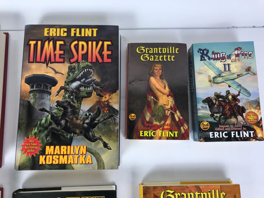 (7) First Printing Hardcover Books And (2) Paperback Books By Eric Flint [Photo 6]