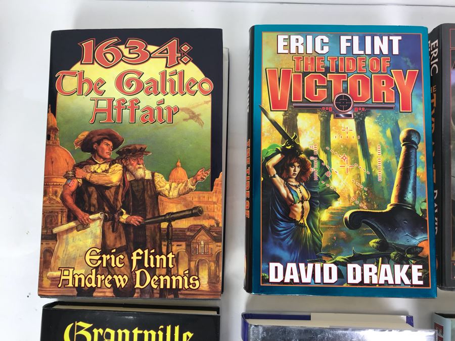 (8) First Printing Hardcover Books By Eric Flint [Photo 2]