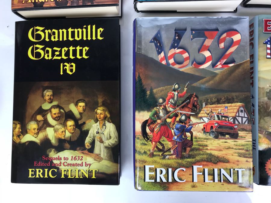 (8) First Printing Hardcover Books By Eric Flint [Photo 4]
