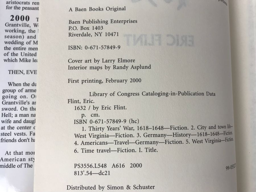 (8) First Printing Hardcover Books By Eric Flint [Photo 6]