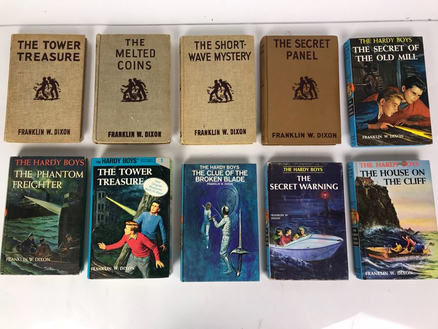 Vintage store hardy boys collection hardcover