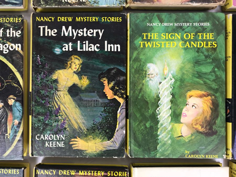 (18) Vintage Nancy Drew Mystery Stories Hardcover Books [Photo 5]
