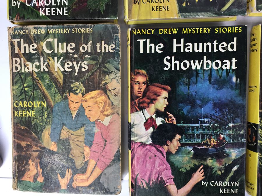 (18) Vintage Nancy Drew Mystery Stories Hardcover Books [Photo 7]