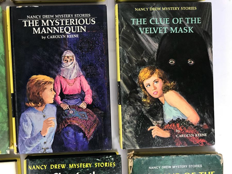 (18) Vintage Nancy Drew Mystery Stories Hardcover Books [Photo 4]