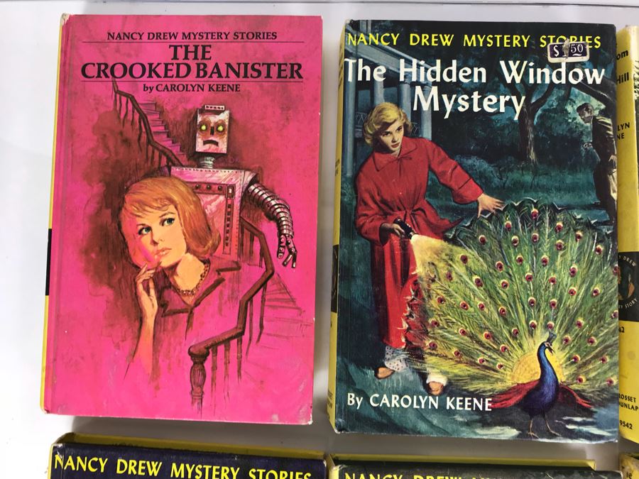 (18) Vintage Nancy Drew Mystery Stories Hardcover Books [Photo 2]
