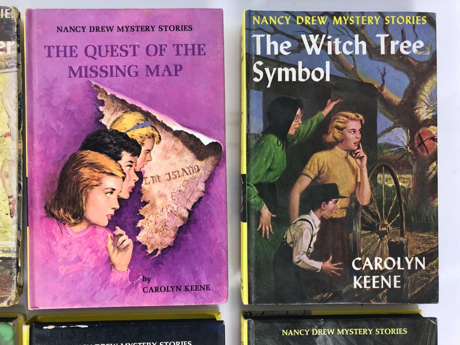 (18) Vintage Nancy Drew Mystery Stories Hardcover Books [Photo 3]