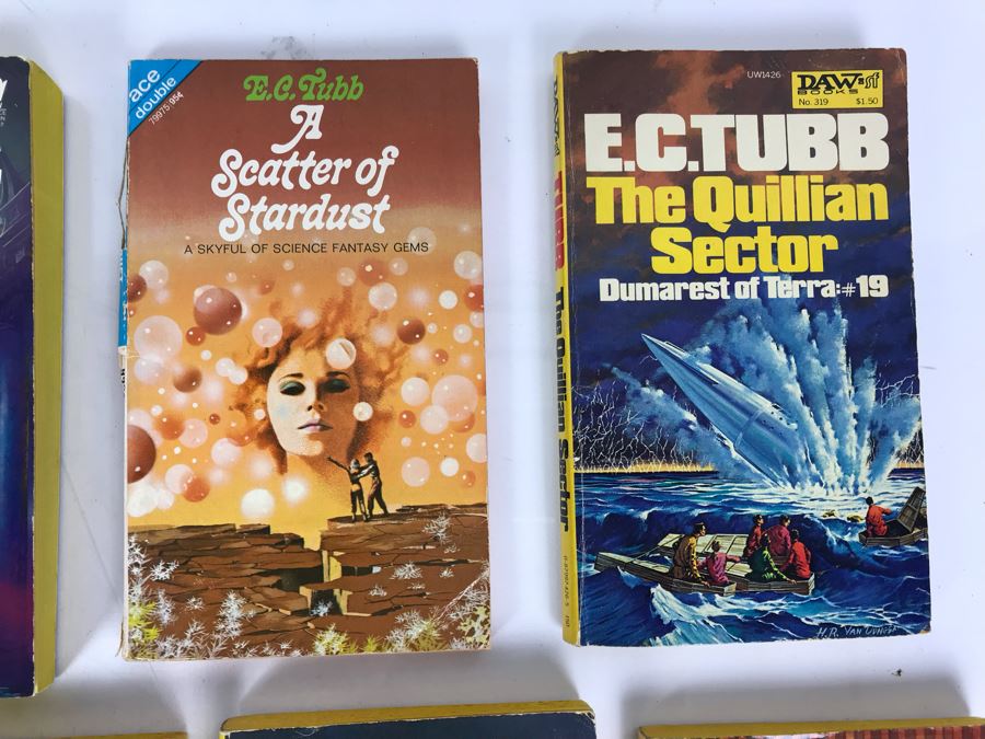 (18) Paperback Books By E. C. Tubb