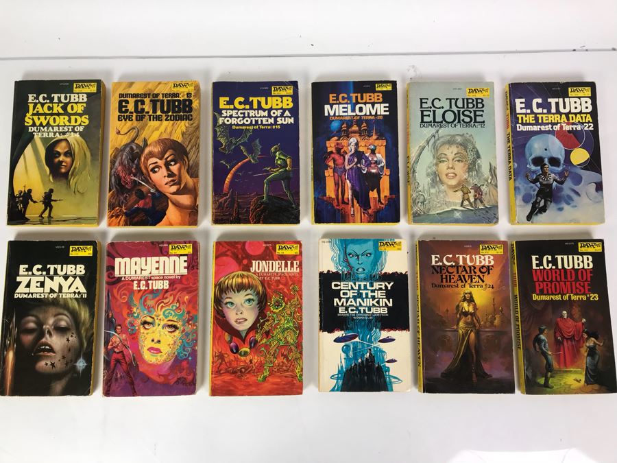 (12) Paperback Books By E. C. Tubb [Photo 2]