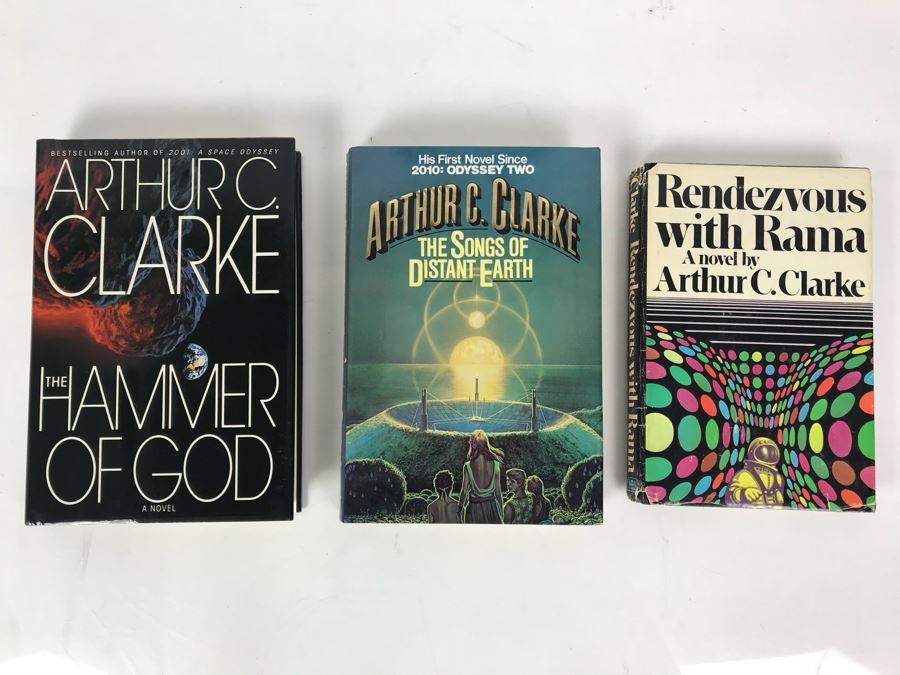 First Edition Hardcover Books By Arthur C. Clarke